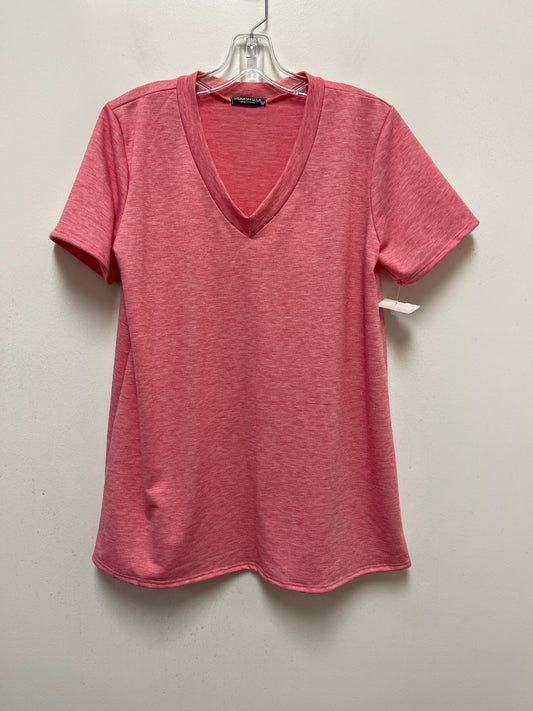 Pink Tunic Short Sleeve Heimish Usa, Size M