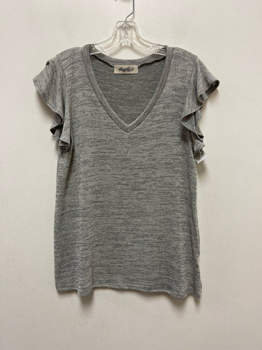 Grey Top Short Sleeve Haptics, Size M