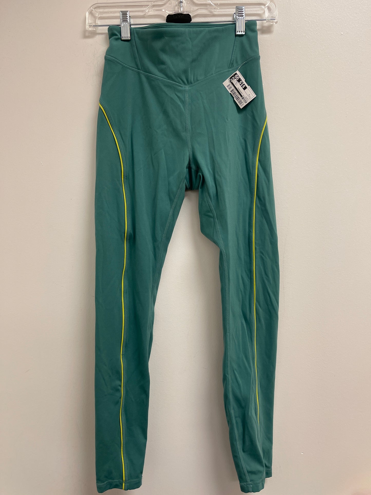 Green Athletic Leggings Mono B, Size S