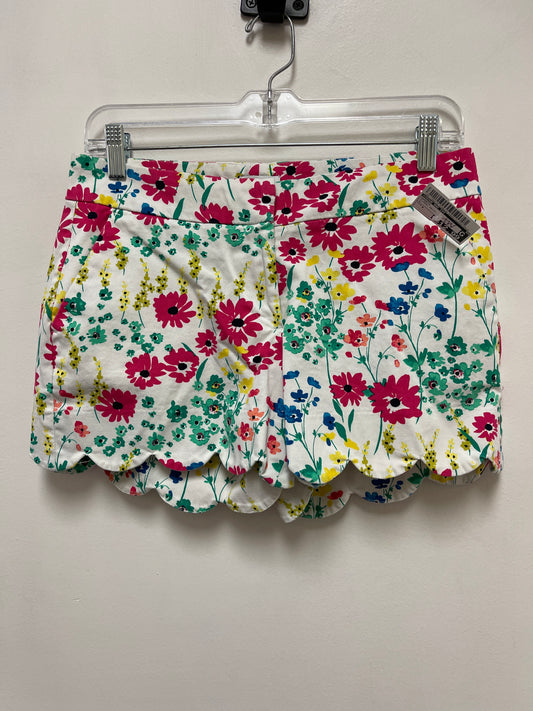 Floral Print Shorts Crown And Ivy, Size 4