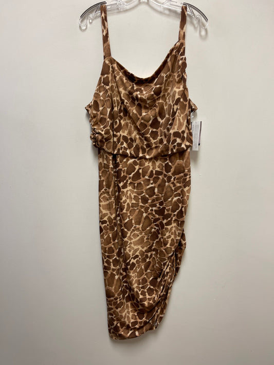 Dress Casual Maxi By Sofia By Sofia Vergara In Animal Print, Size: 3x