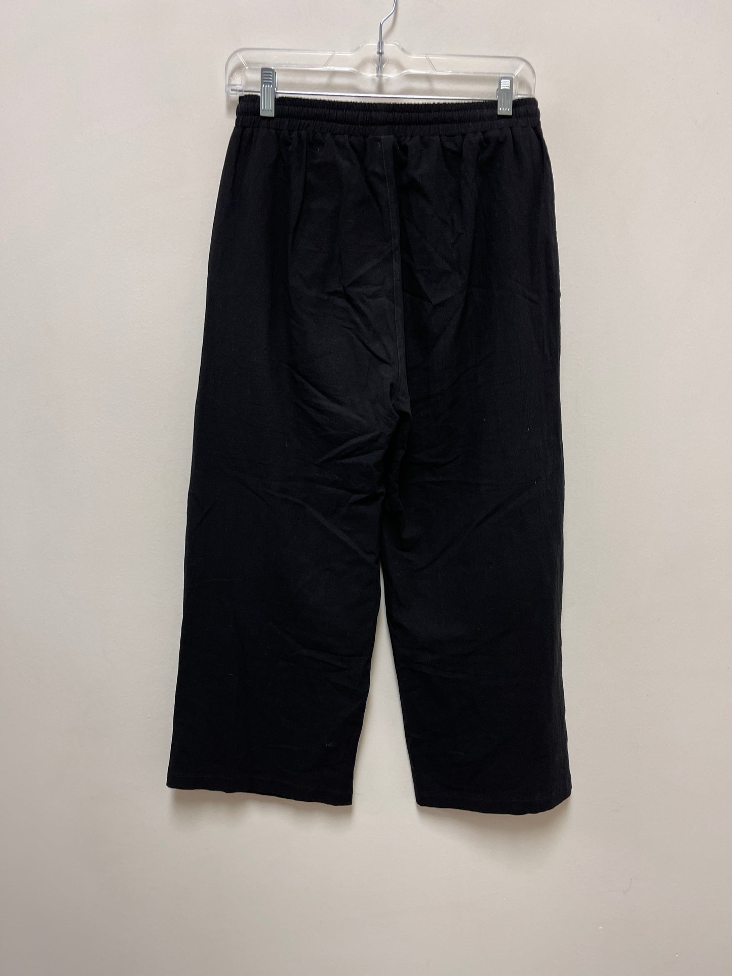 Black Pants Linen Clothes Mentor, Size 8