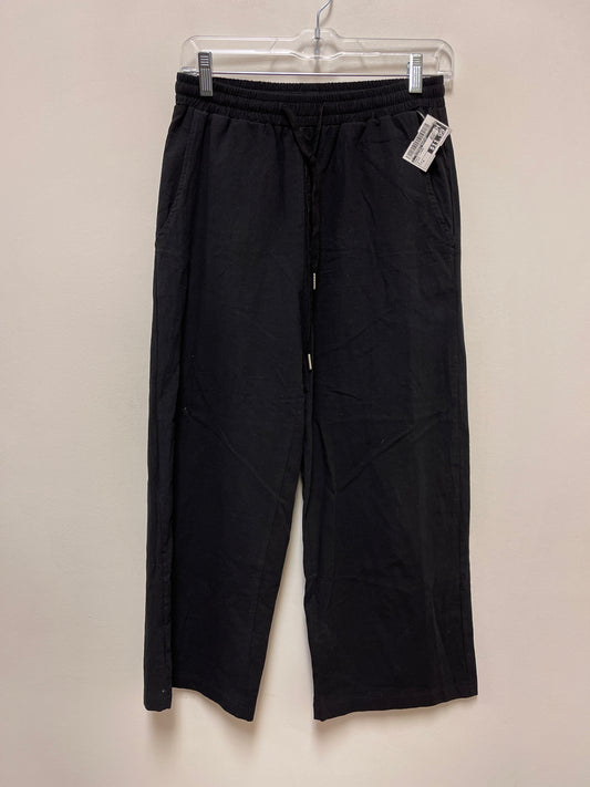 Black Pants Linen Clothes Mentor, Size 8