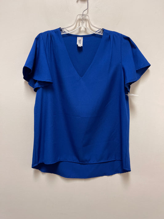 Top Short Sleeve By Clothes Mentor In Blue, Size: S