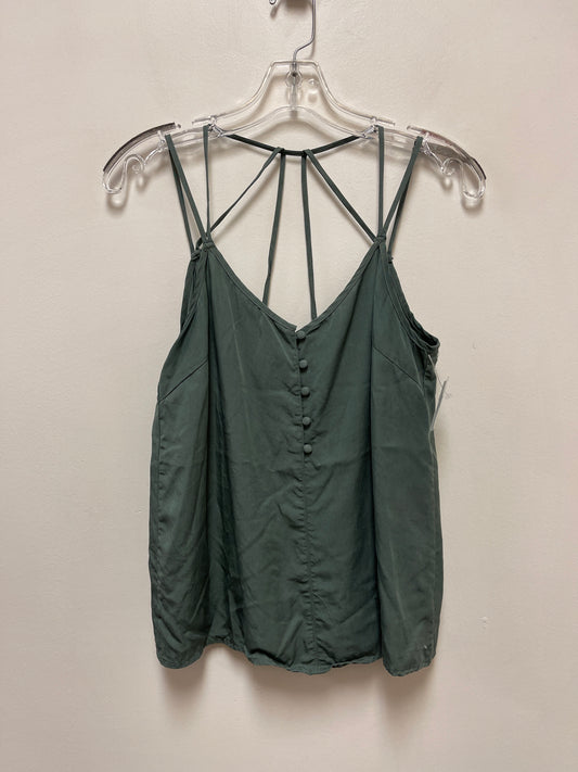 Top Sleeveless By Clothes Mentor In Green, Size: S