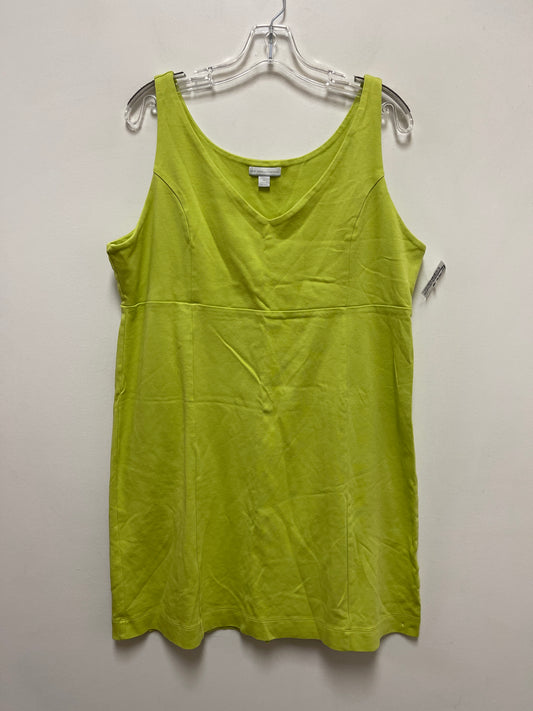 Dress Casual Midi By New York And Co In Green, Size: Xl