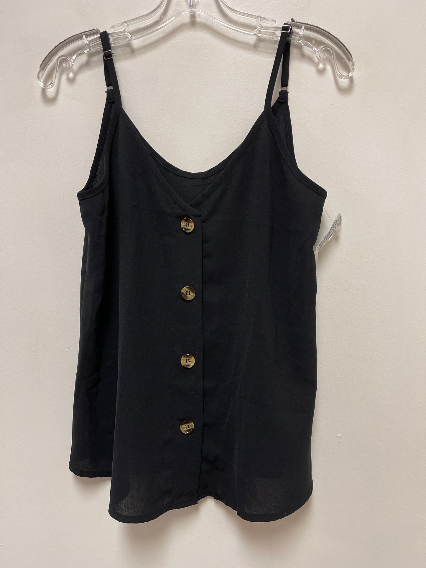 Top Sleeveless By Clothes Mentor In Black, Size: S