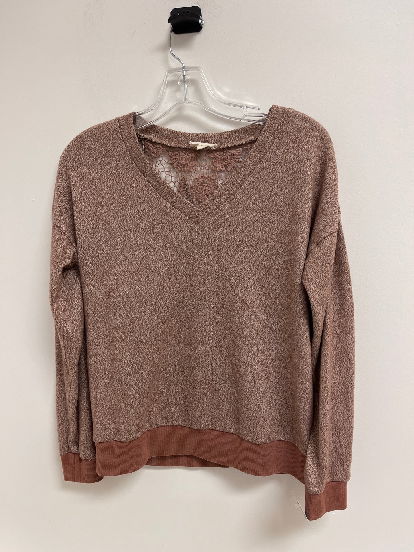 Sweater By Hem & Thread In Taupe, Size: S