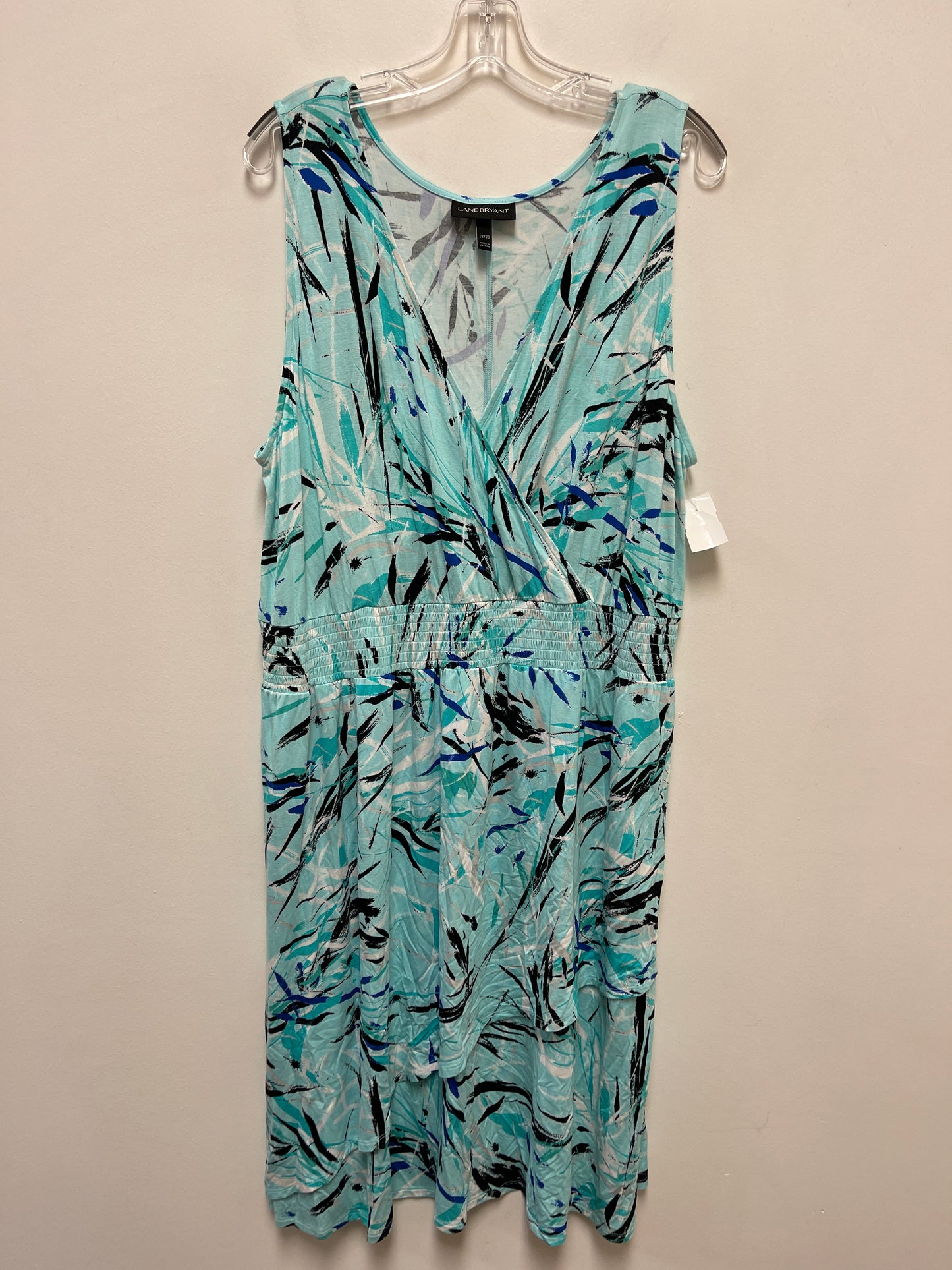 Dress Casual Midi By Lane Bryant In Blue, Size: 2x