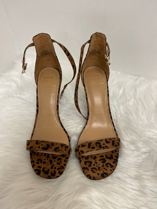 Shoes Heels Stiletto By Material Girl In Animal Print, Size: 9