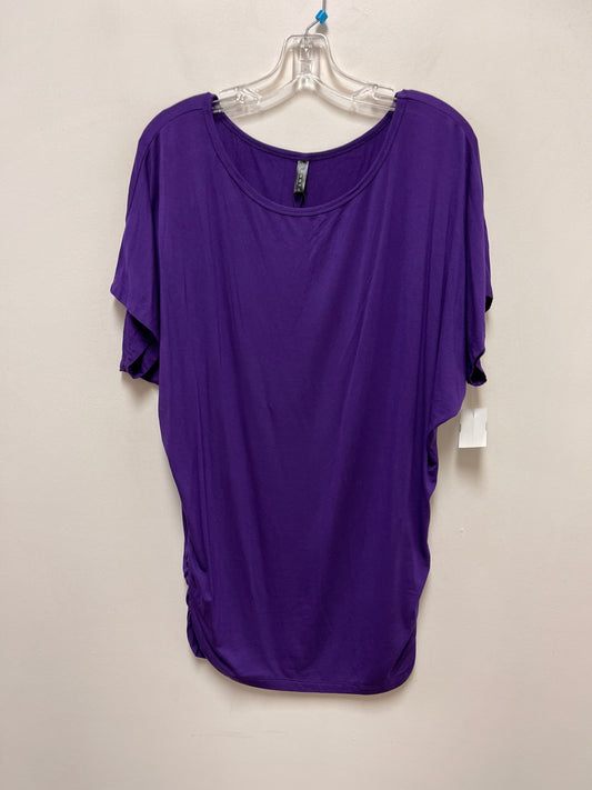 Top Short Sleeve By Clothes Mentor In Purple, Size: L