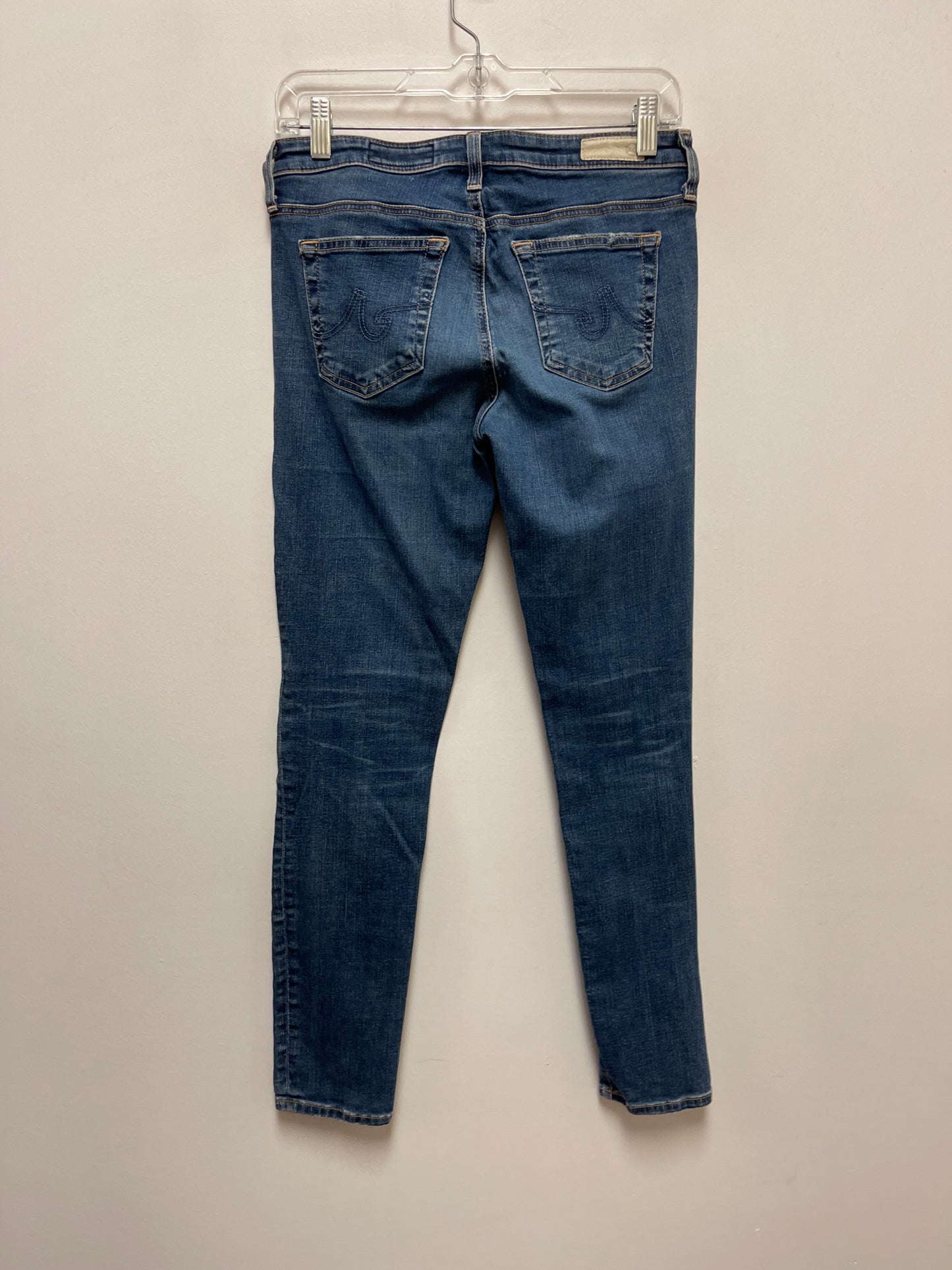 Jeans Skinny By Ag Jeans In Blue Denim, Size: 6