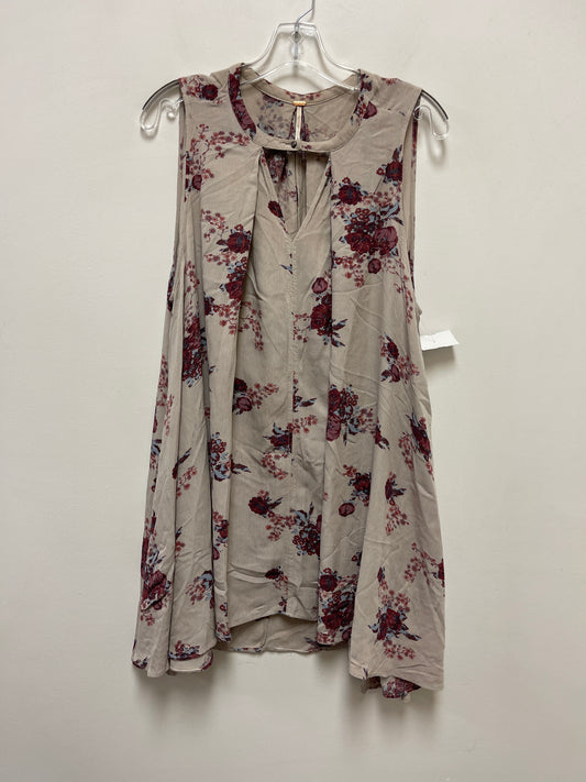 Tunic Sleeveless By Free People In Grey & Purple, Size: S