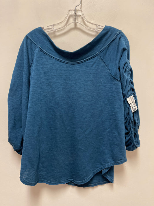 Top Short Sleeve By We The Free In Blue, Size: Xs