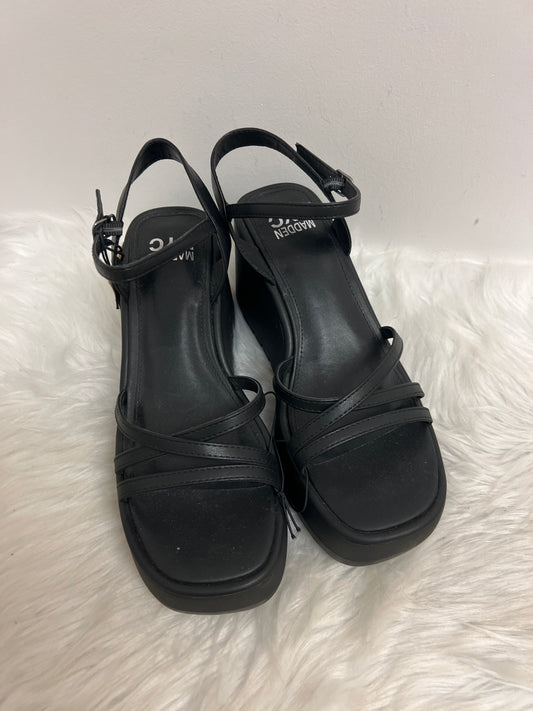 Sandals Heels Platform By Madden Nyc In Black, Size: 9.5