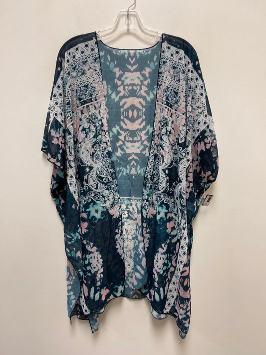 Kimono By Clothes Mentor In Blue, Size: Onesize