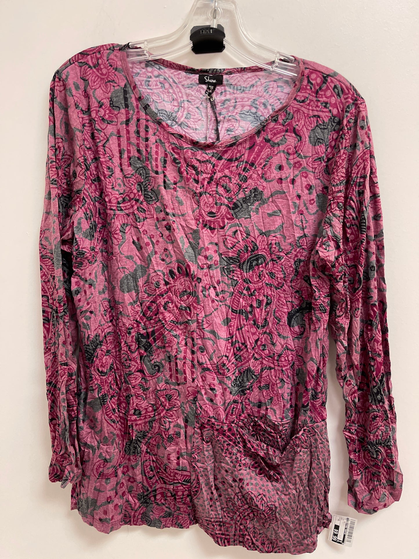 Top Short Sleeve By Clothes Mentor In Pink, Size: Xs