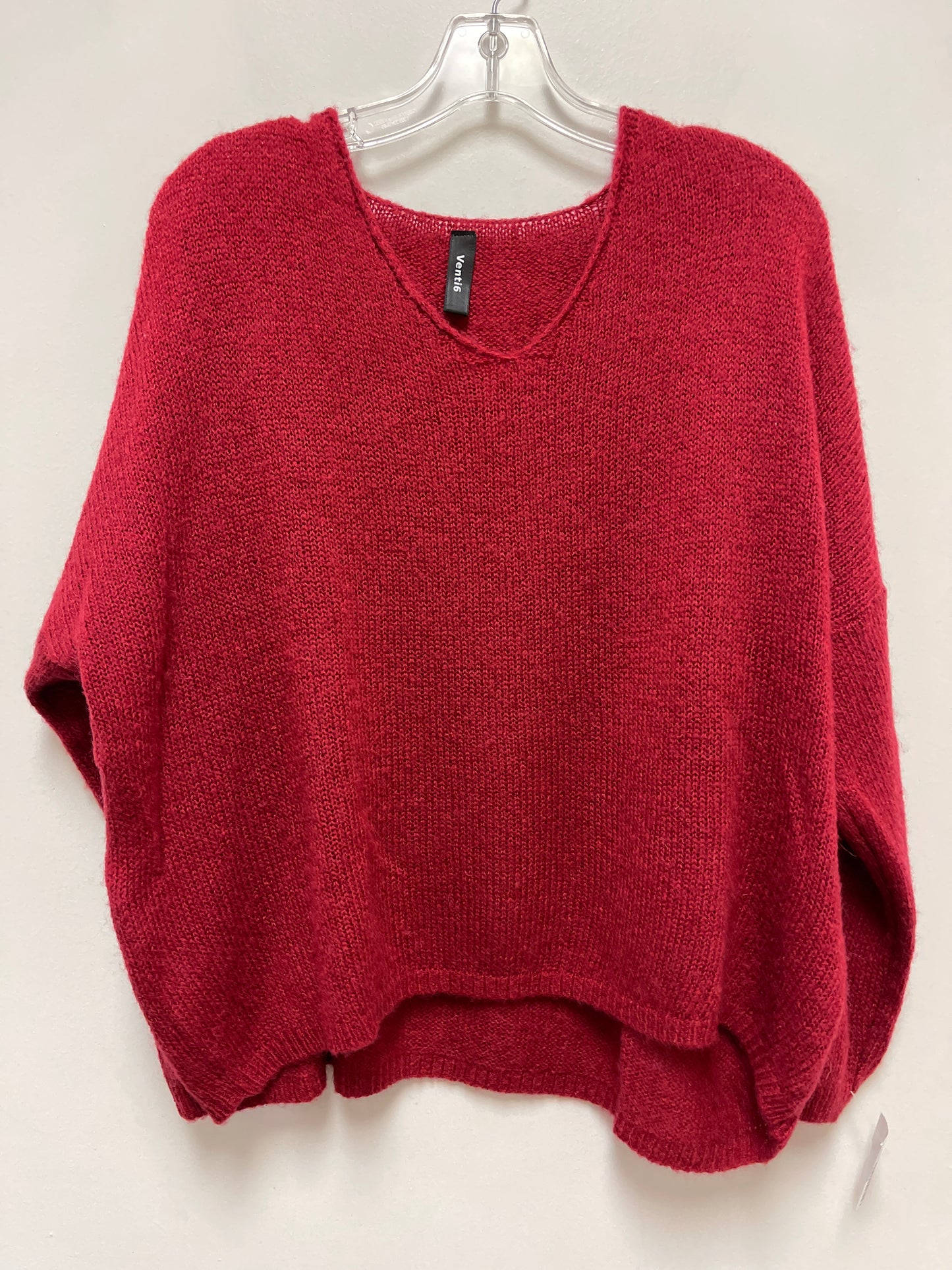 Sweater By Clothes Mentor In Red, Size: M