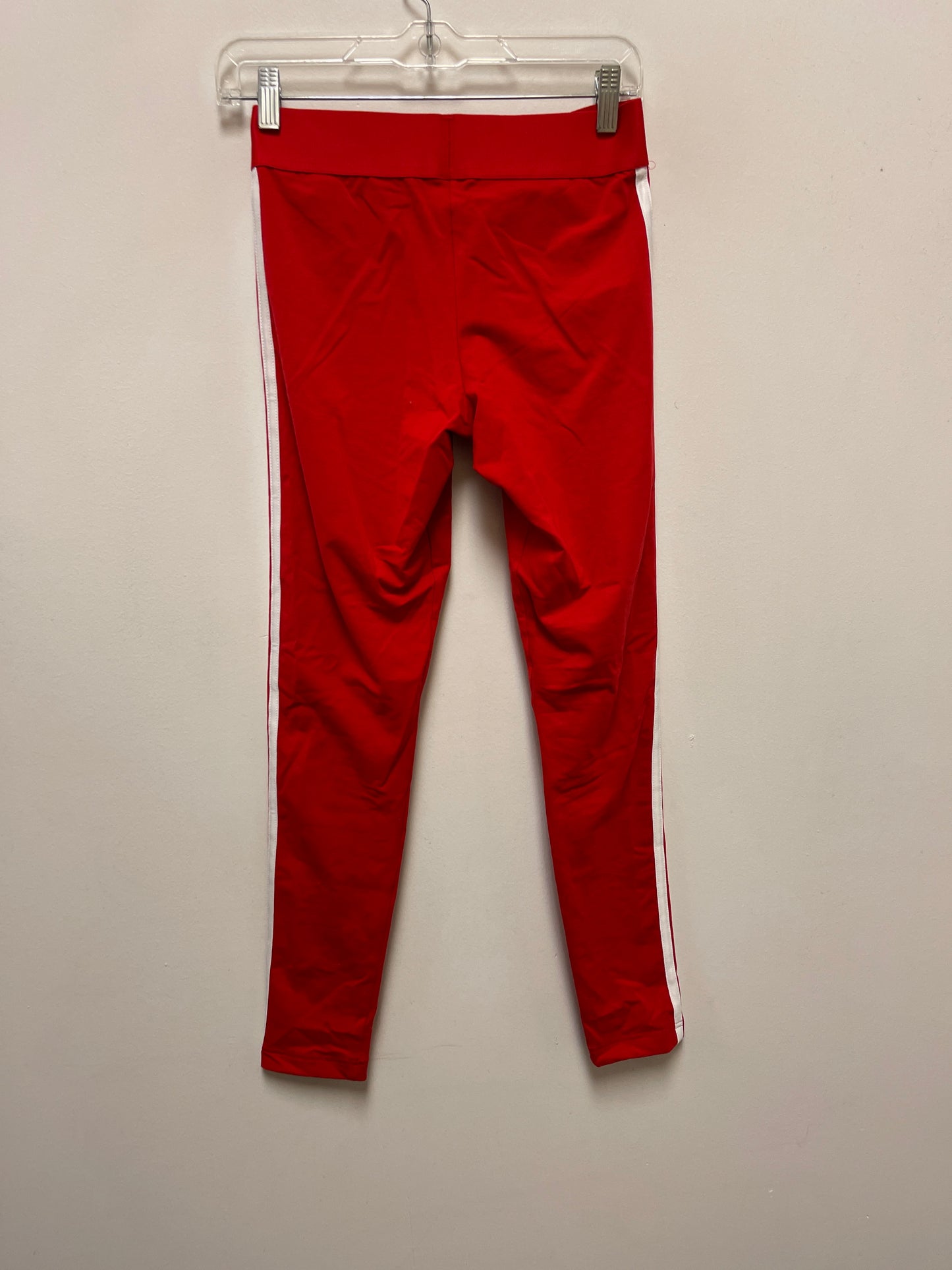 Athletic Leggings By Adidas In Red, Size: S