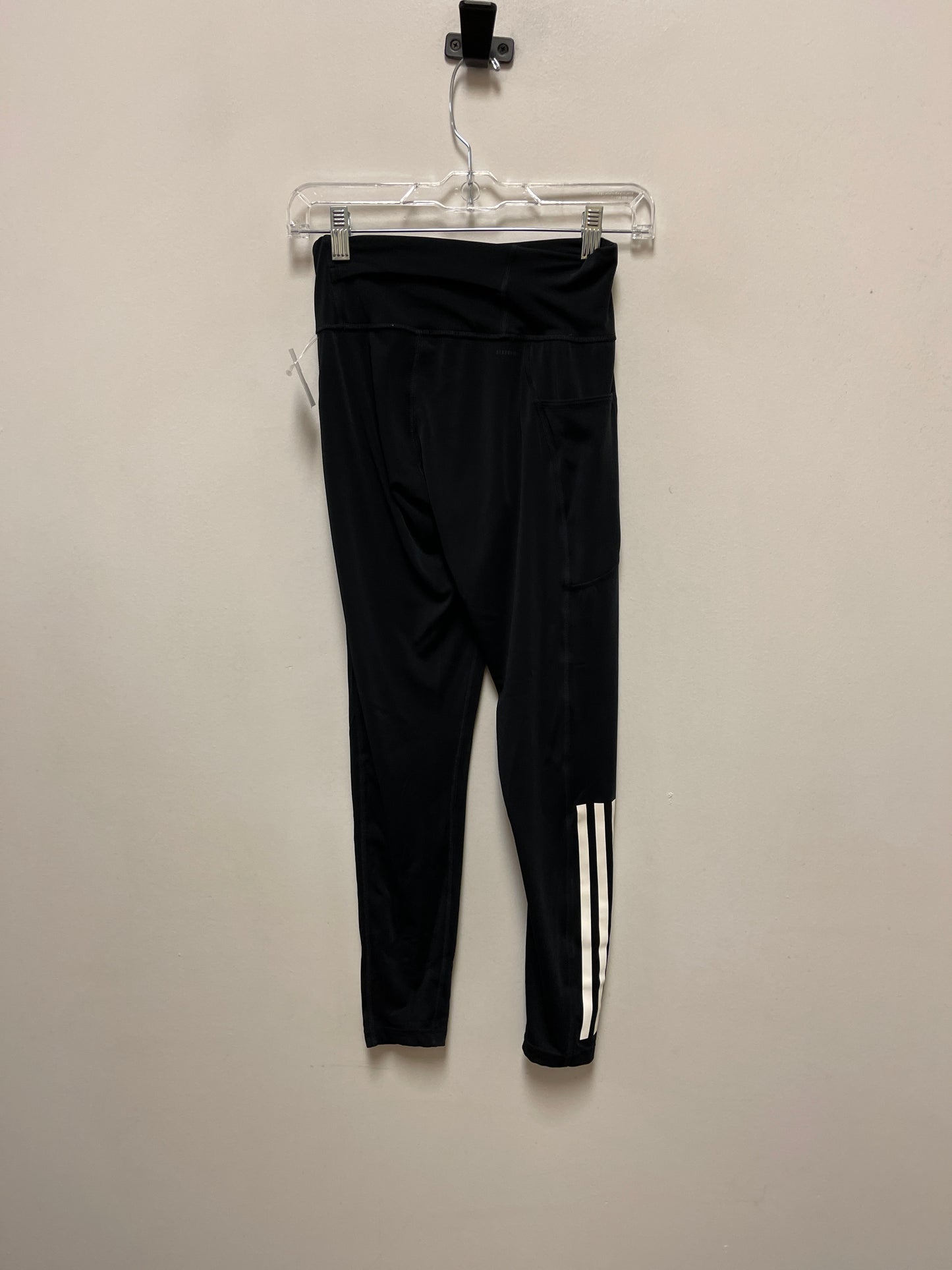 Athletic Leggings By Adidas In Black, Size: S