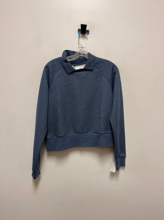 Athletic Sweatshirt Crewneck By Adidas In Blue, Size: S