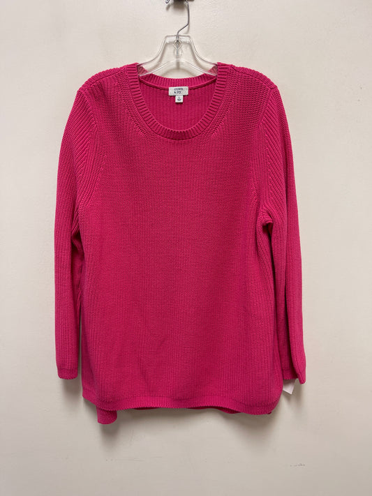 Sweater By Crown And Ivy In Pink, Size: L