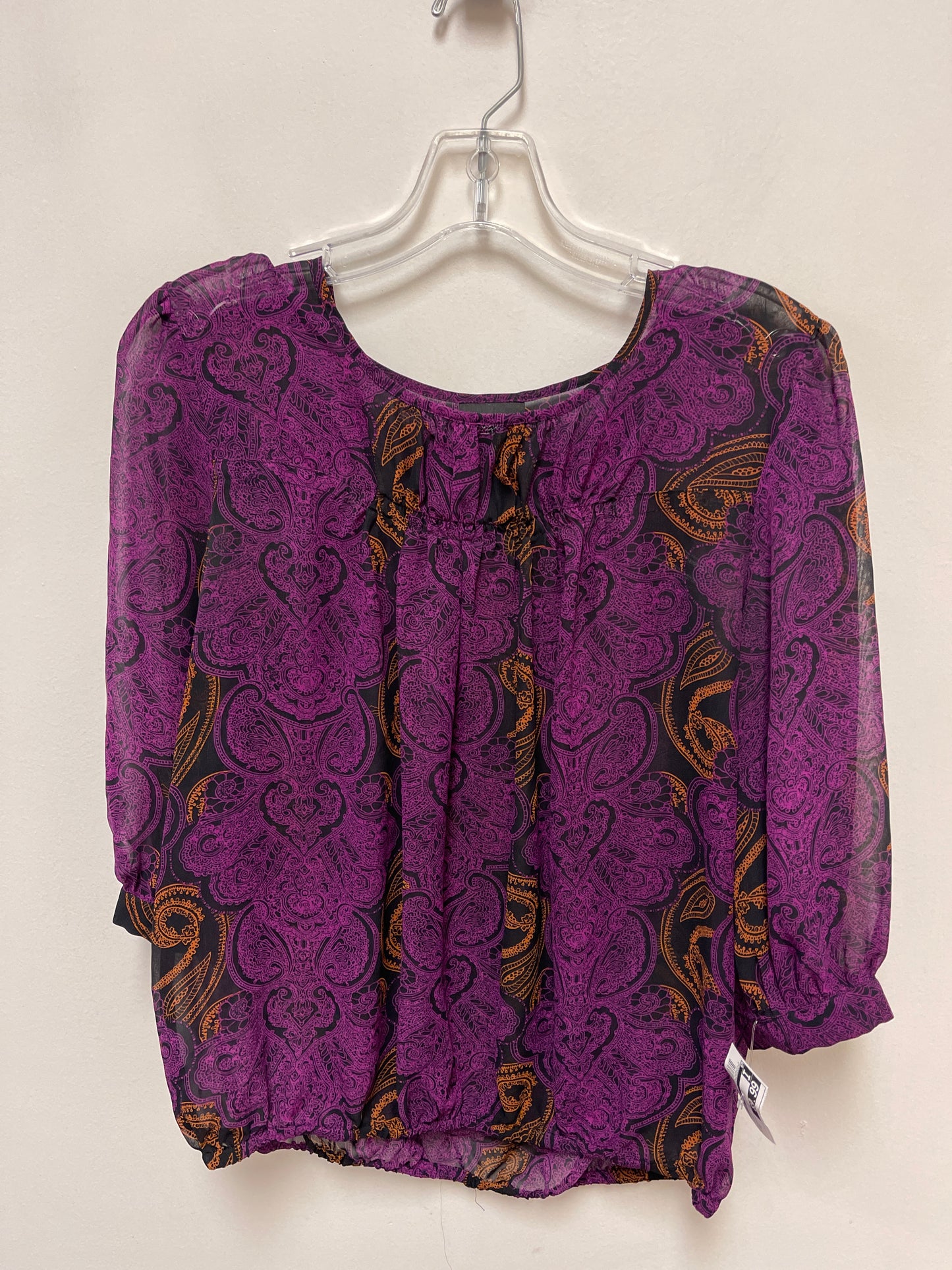 Top Long Sleeve By Mossimo In Purple, Size: M