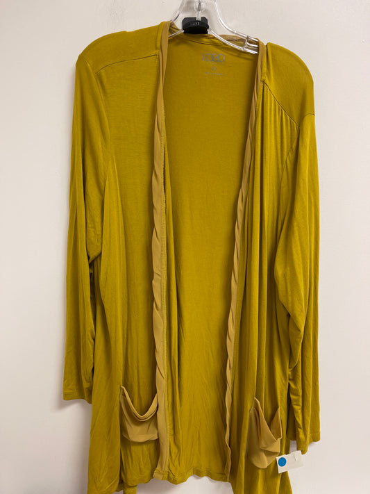 Cardigan By Logg In Yellow, Size: 2x