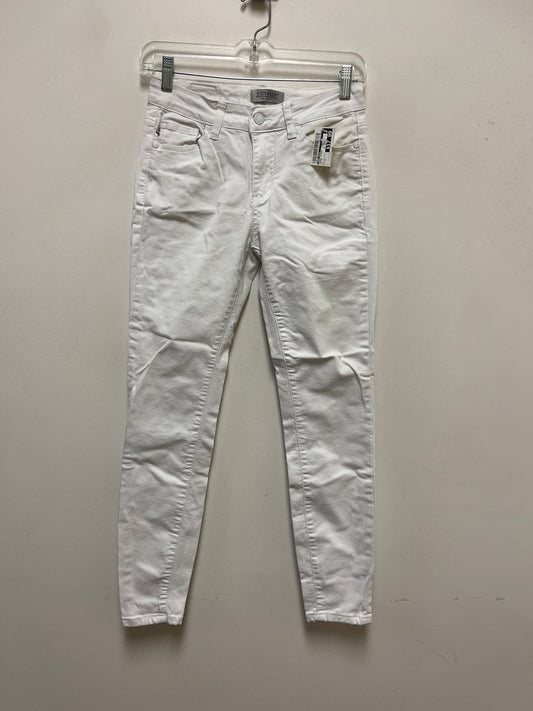 Jeans Skinny By Judy Blue In White, Size: 2