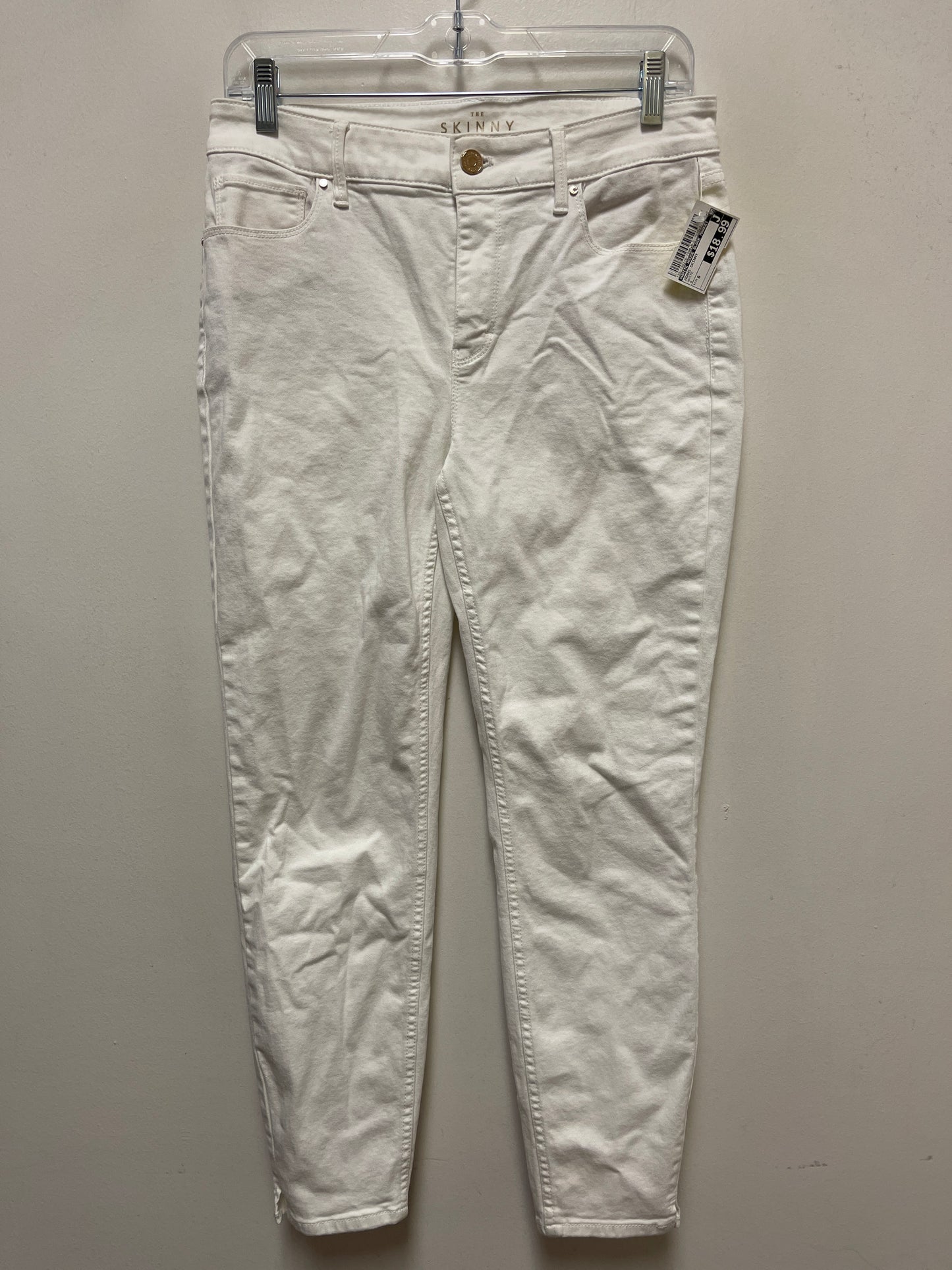 Jeans Skinny By White House Black Market In White, Size: 6