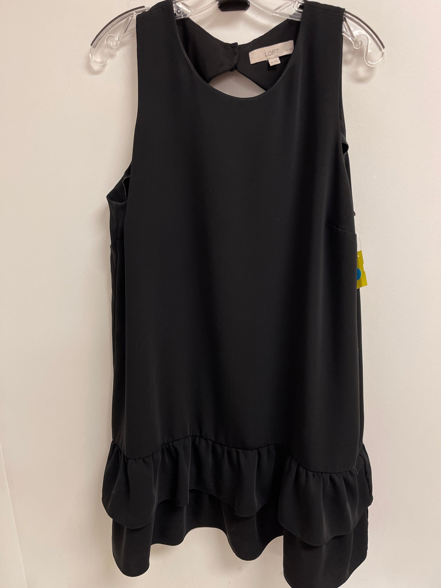 Dress Casual Midi By Loft In Black, Size: 1x