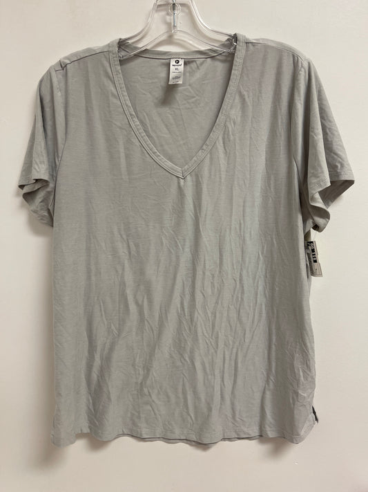 Athletic Top Short Sleeve By 90 Degrees By Reflex In Grey, Size: Xl