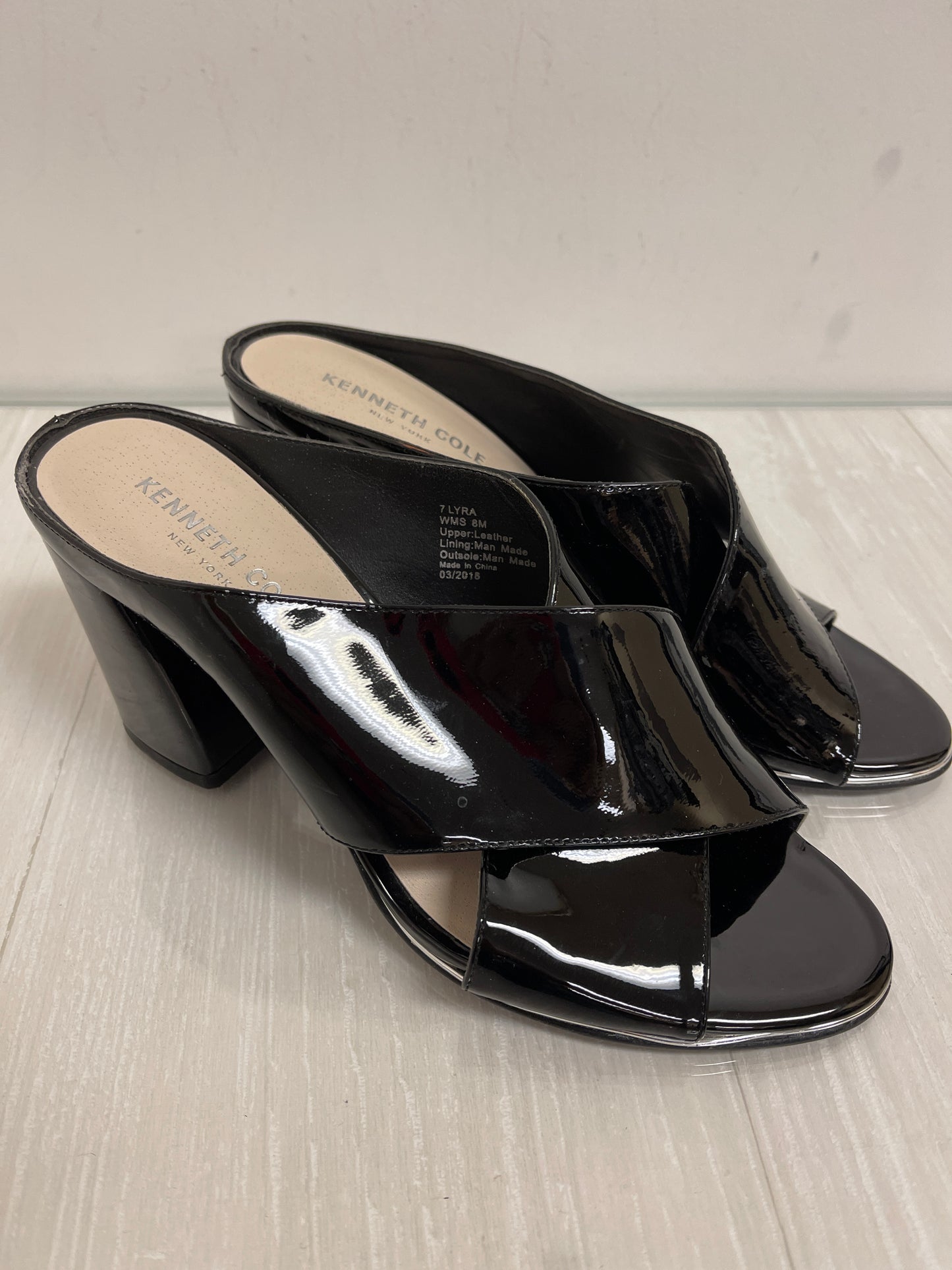 Shoes Heels Block By Kenneth Cole In Black, Size: 8