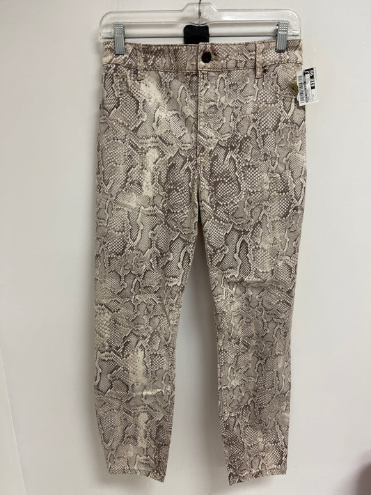 Jeans Skinny By White House Black Market In Snakeskin Print, Size: 14