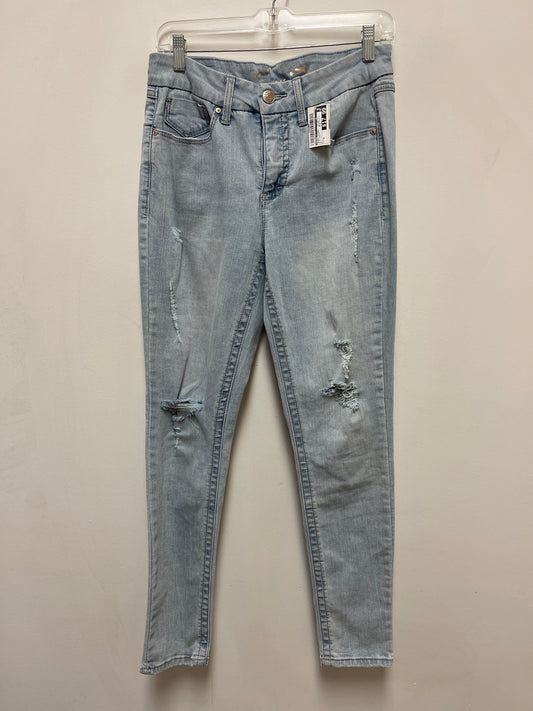 Jeans Skinny By Seven 7 In Blue Denim, Size: 8