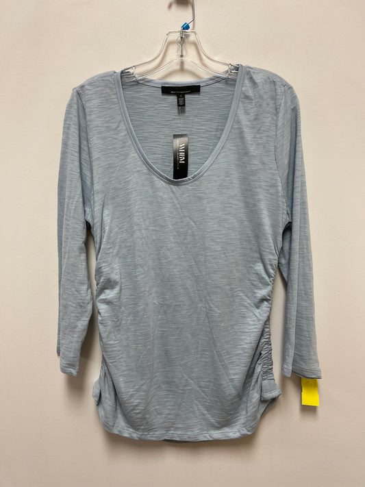 Top Long Sleeve By White House Black Market In Blue, Size: L