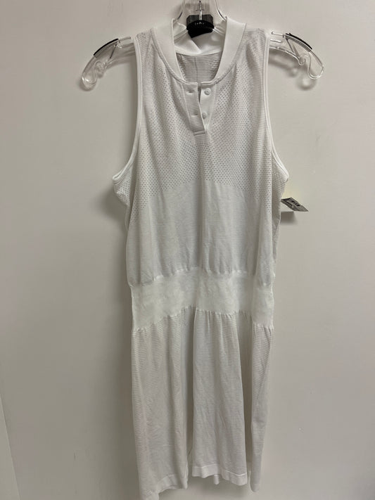 Athletic Dress By Lululemon In White, Size: S