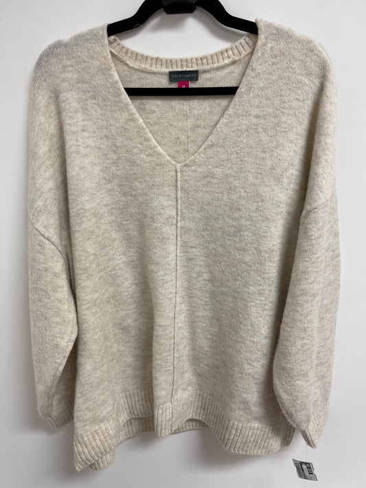 Sweater By Vince Camuto In Cream, Size: 2x