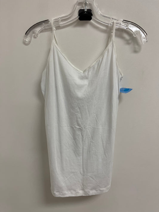 Top Sleeveless By Cabi In White, Size: M