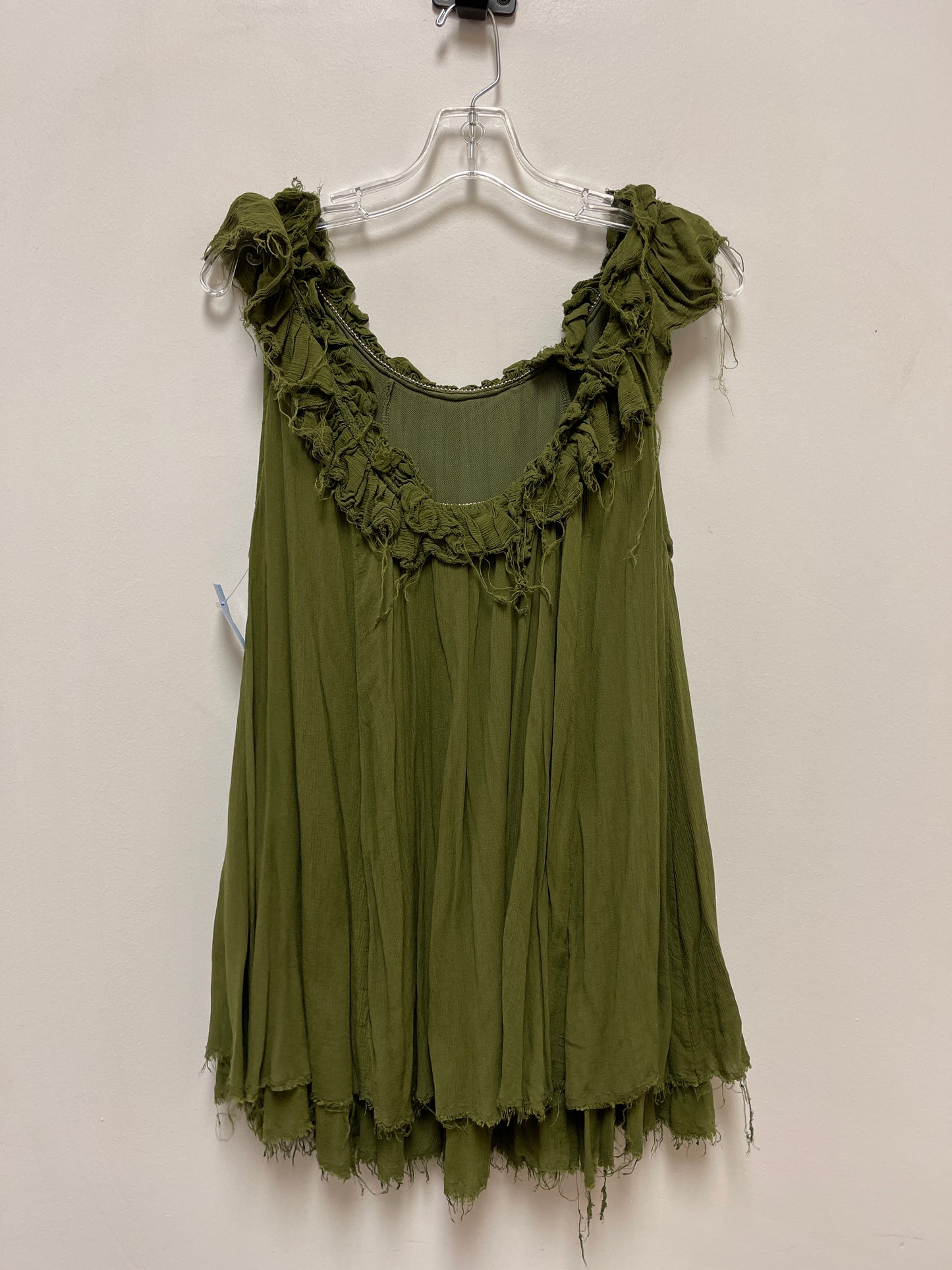 Top Sleeveless By Free People In Green, Size: S