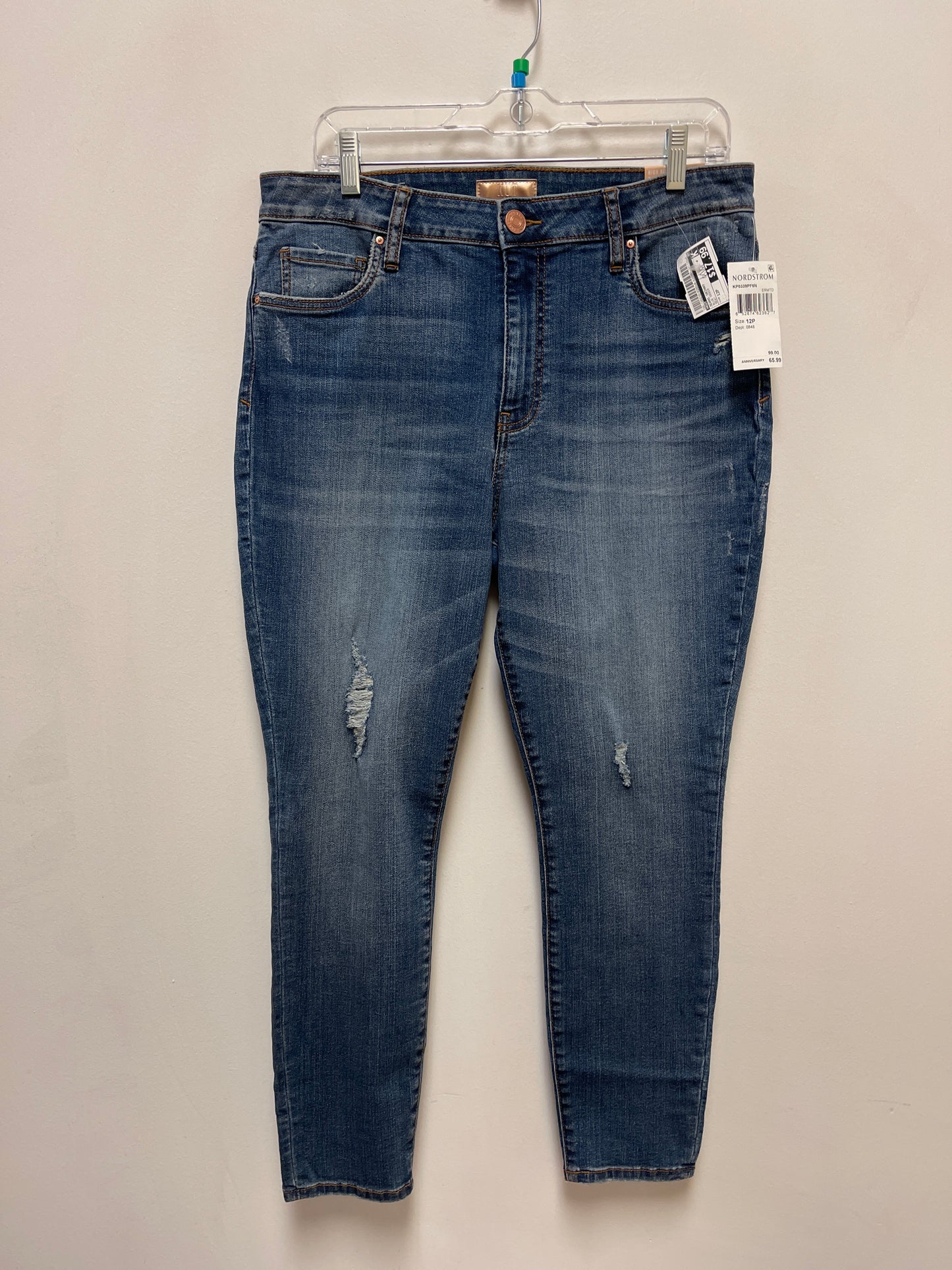 Jeans Skinny By Kut In Blue Denim, Size: 12p