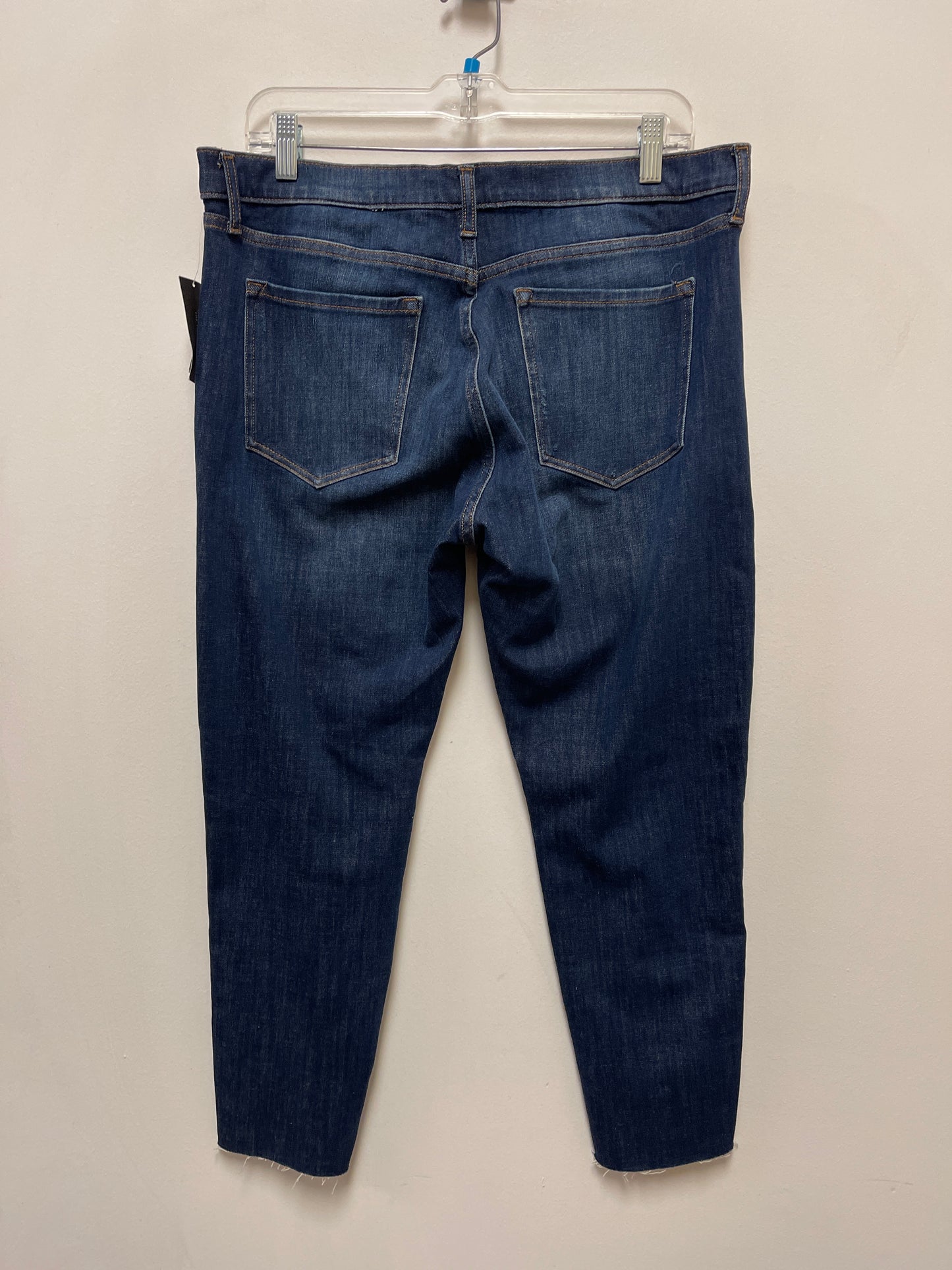 Jeans Skinny By Banana Republic In Blue Denim, Size: 14