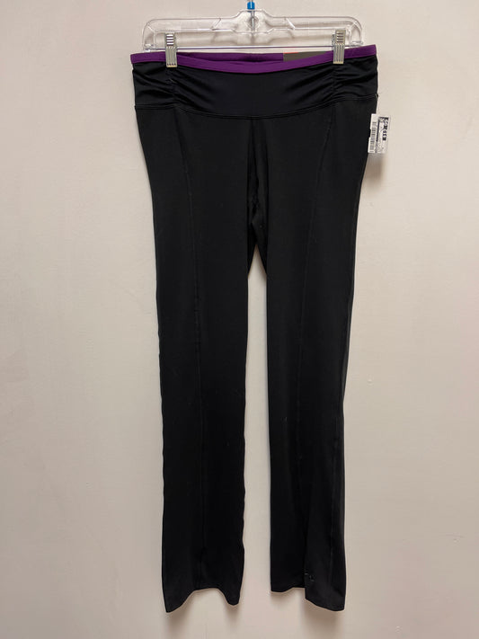 Athletic Leggings By Champion In Black & Purple, Size: M