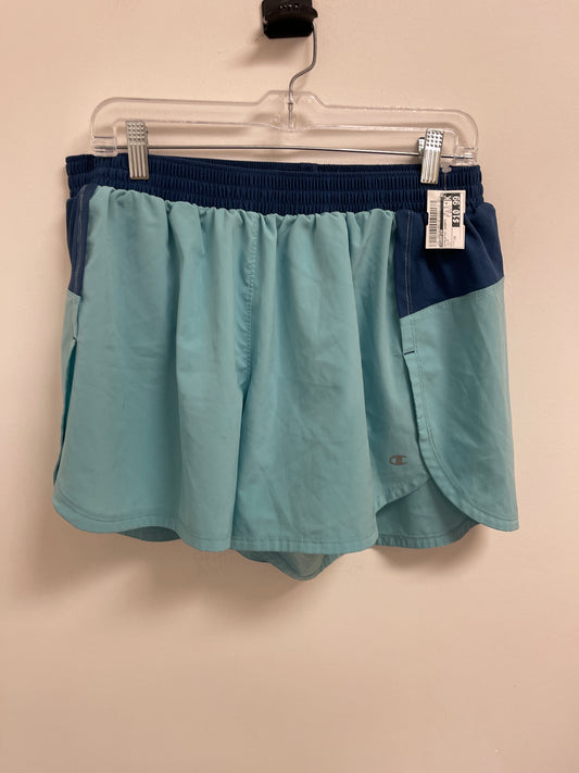 Athletic Shorts By Champion In Blue, Size: 2x