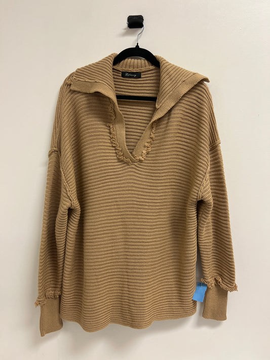 Sweater By Clothes Mentor In Brown, Size: M