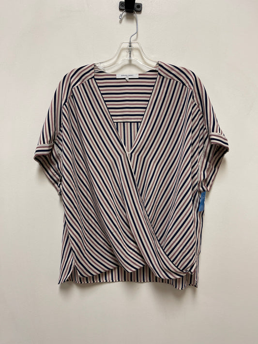 Top Short Sleeve By Clothes Mentor In Striped Pattern, Size: Xl