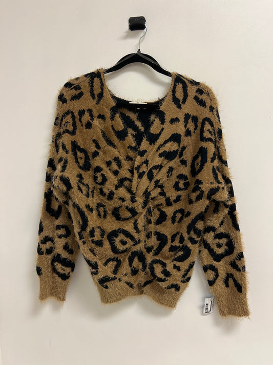 Sweater By Entro In Animal Print, Size: L