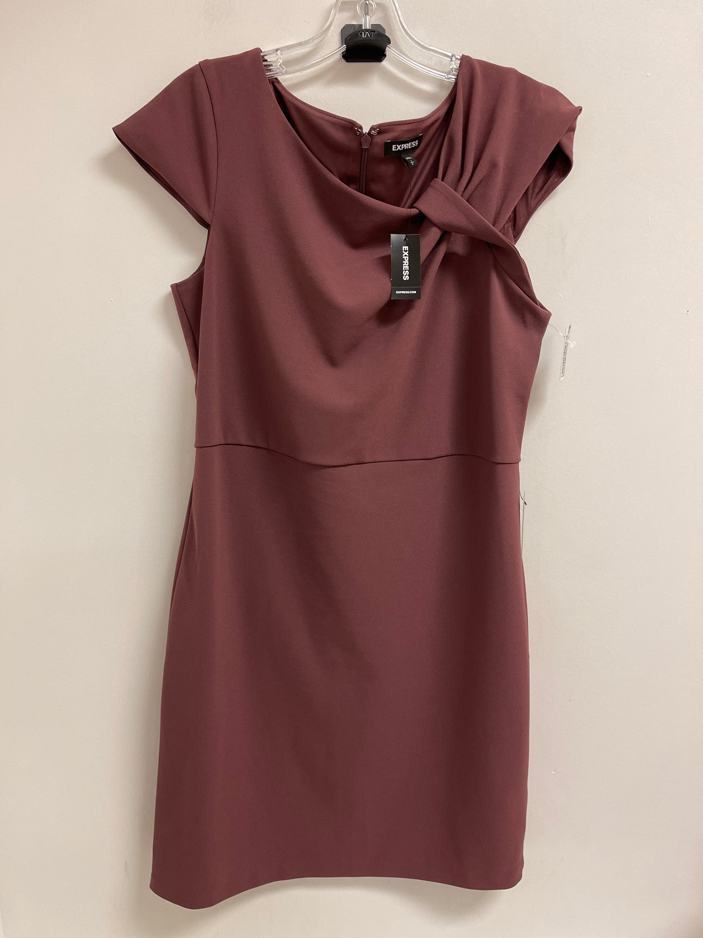 Dress Casual Midi By Express In Purple, Size: L