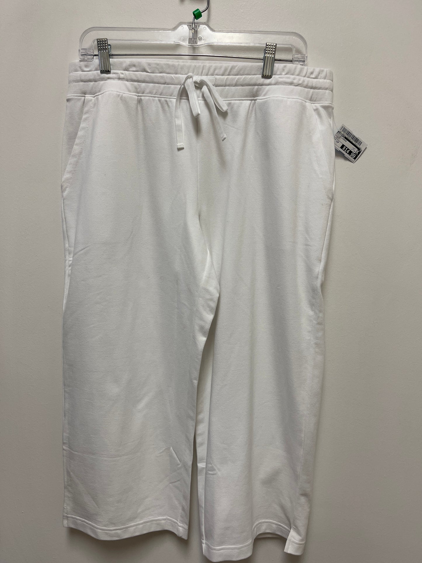 Pants Lounge By Talbots In White, Size: 12p