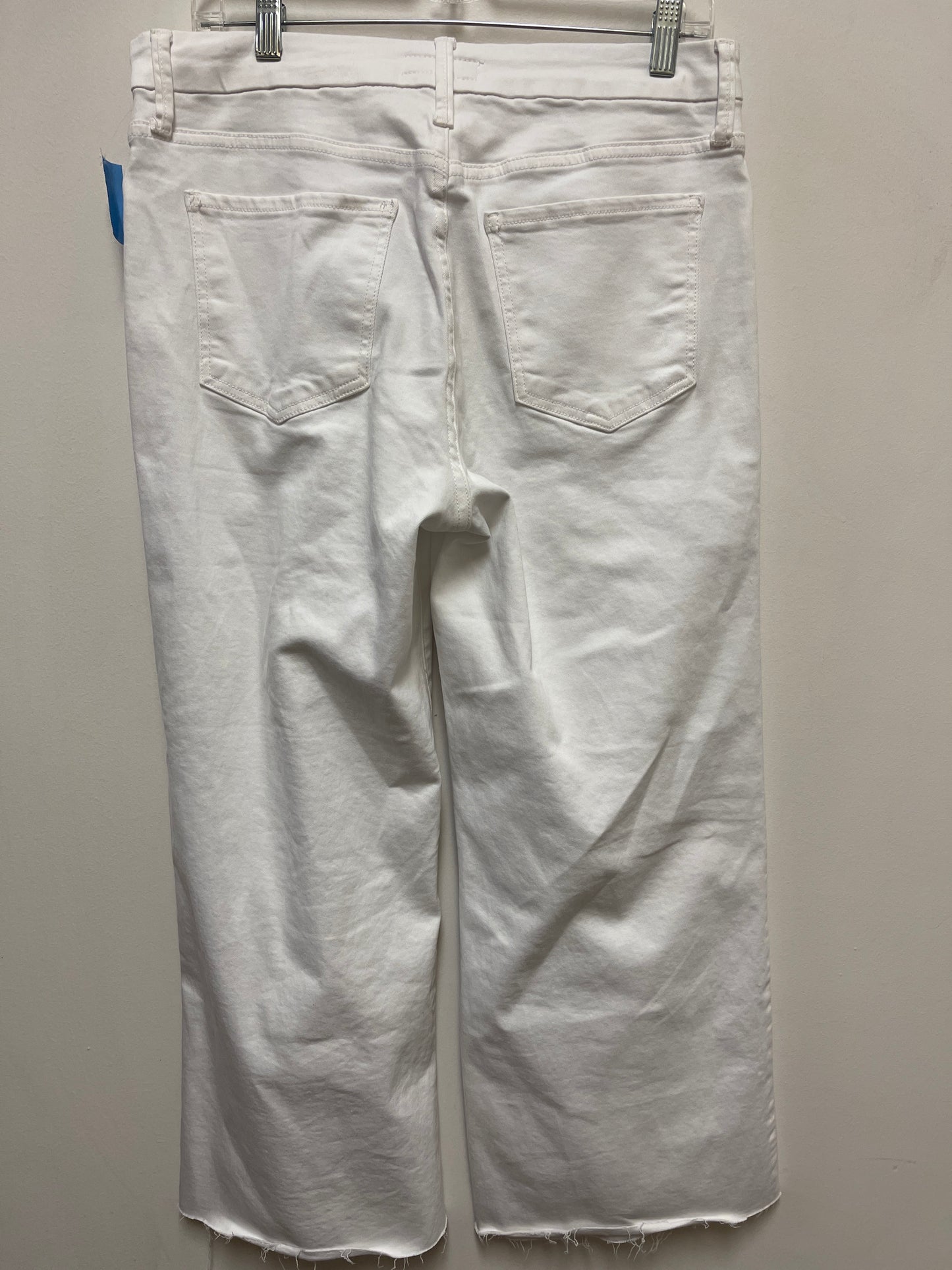 Jeans Wide Leg By Kut In White, Size: 10